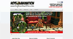 Desktop Screenshot of hopeanimation.com